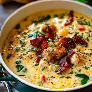 Creamy Tuscan Chicken Soup