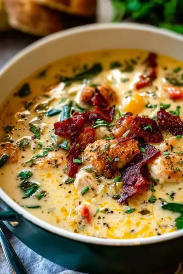 Creamy Tuscan Chicken Soup