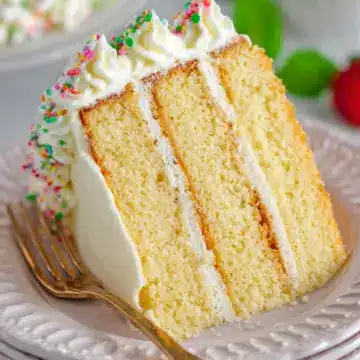 Moist Vanilla Layer Cake Recipe