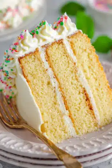 Moist Vanilla Layer Cake Recipe