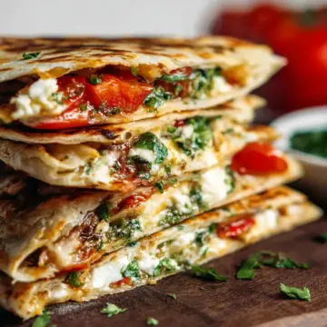 Mediterranean Quesadillas
