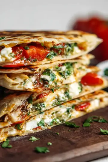 Mediterranean Quesadillas