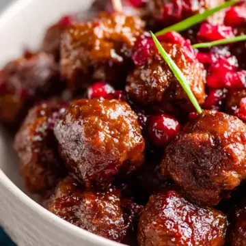 Slow Cooker Cranberry Jalapeno Meatballs