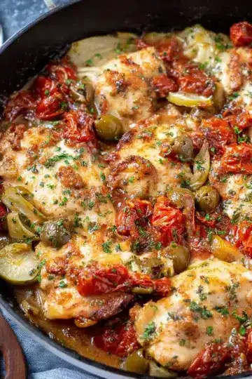 Mediterranean Chicken Skillet