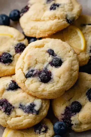 Lemon Blueberry Cookies