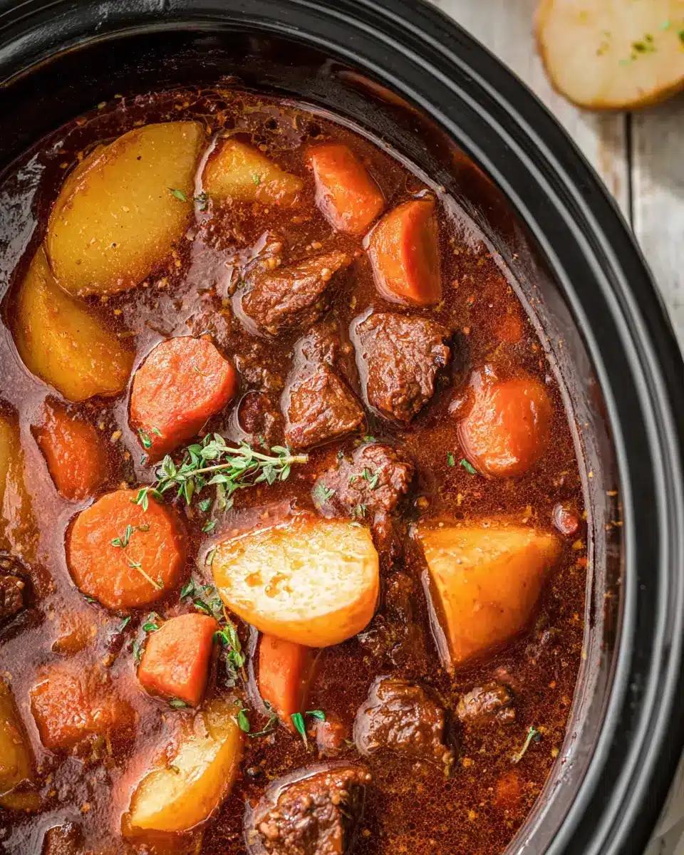 slow cooker poor man’s stew