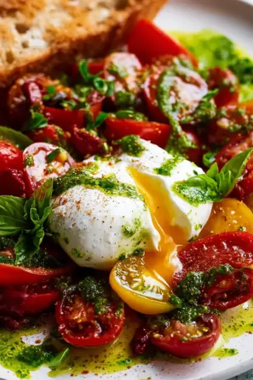 Bursty Tomato Burrata Salad