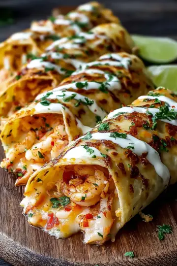 Cheesy Seafood Tortilla Bombs Recipe