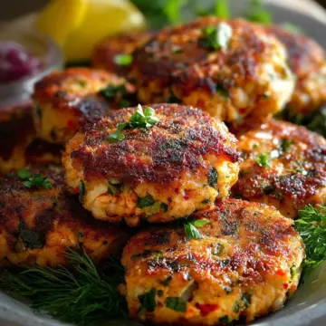 Mediterranean Salmon Patties