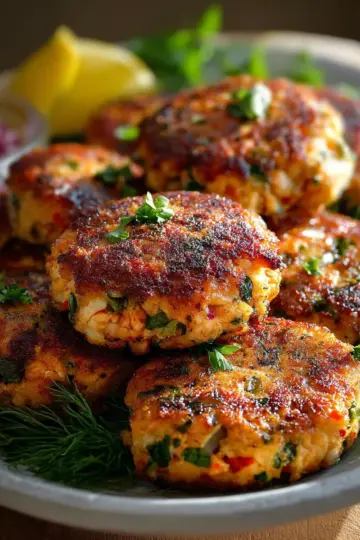 Mediterranean Salmon Patties