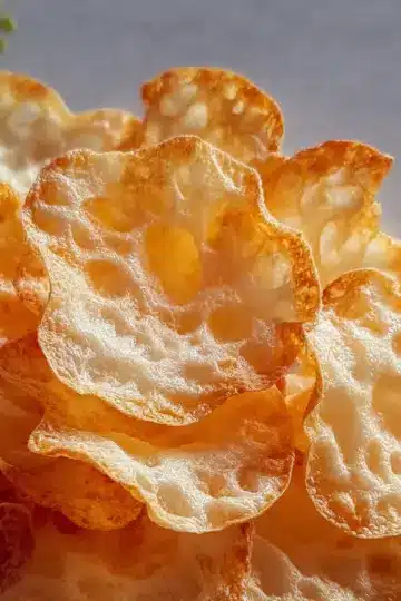 Crispy Cottage Cheese Chips