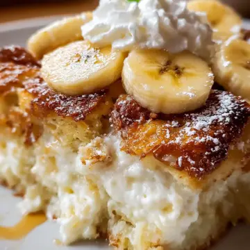 Banana Cream Cheese Cobbler
