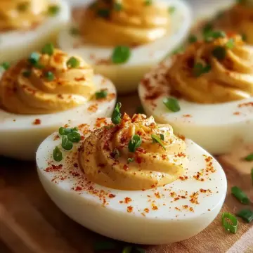 Easy Maple Syrup Deviled Eggs
