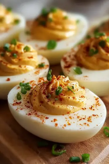 Easy Maple Syrup Deviled Eggs