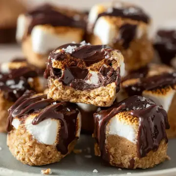 No Bake S’mores Cookie Dough Bites