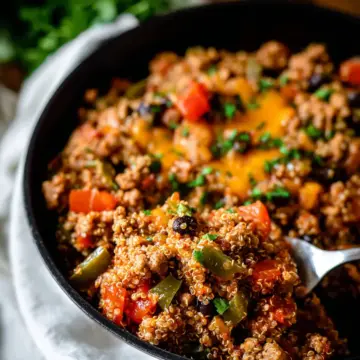 Ground Turkey Quinoa Skillet