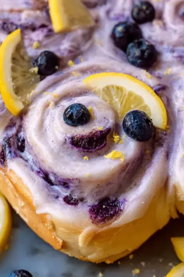 Lemon Blueberry Rolls