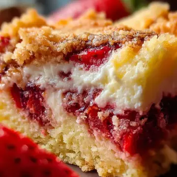 Strawberry Cheesecake Dump Cake