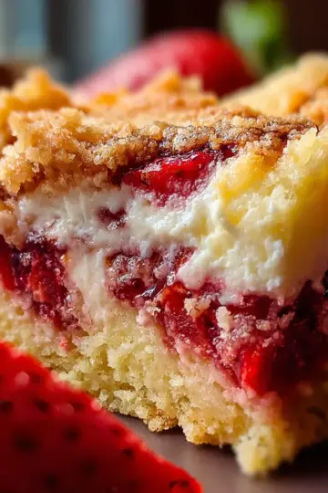 Strawberry Cheesecake Dump Cake