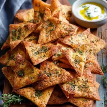 20 Minute Homemade Pita Chips Recipe
