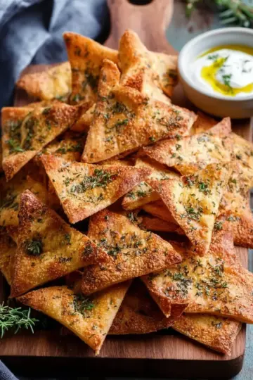 20 Minute Homemade Pita Chips Recipe