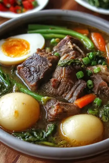 Savory Hearty Filipino Bulalo