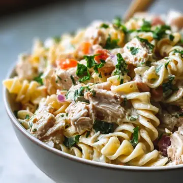 Creamy Tuna Pasta Salad
