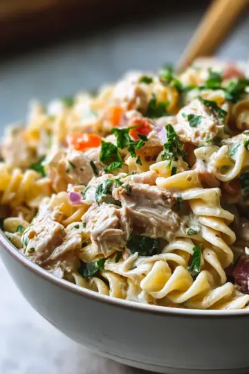 Creamy Tuna Pasta Salad