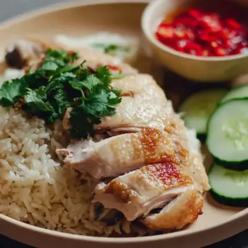One Pot Hainanese Chicken and Rice