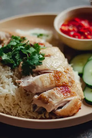 One Pot Hainanese Chicken and Rice