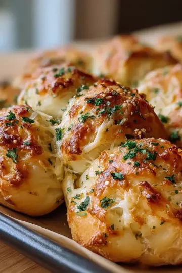Cheesy garlic knots