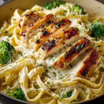 Creamy Garlic Alfredo Chicken Pasta Recipe