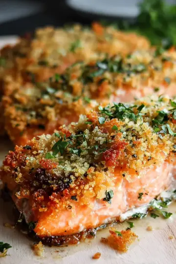 Panko Crusted Salmon