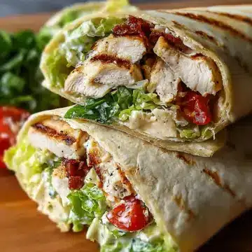 Ultimate Chicken Caesar Wraps