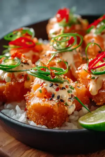 Bang Bang Salmon Bites