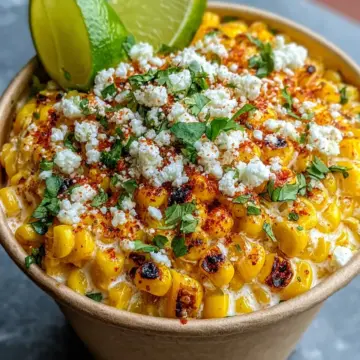 Creamy Mexican Street Corn Cup