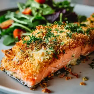 Panko Crusted Salmon