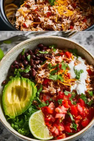 Rice Cooker Burrito Bowls