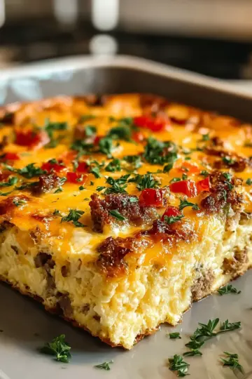 Overnight Breakfast Casserole