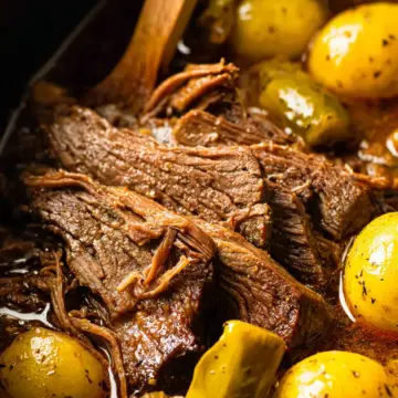 Slow Cooker Mississippi Pot Roast