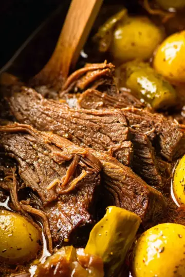Slow Cooker Mississippi Pot Roast