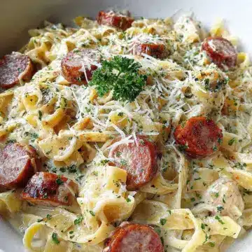 Sausage Alfredo Pasta